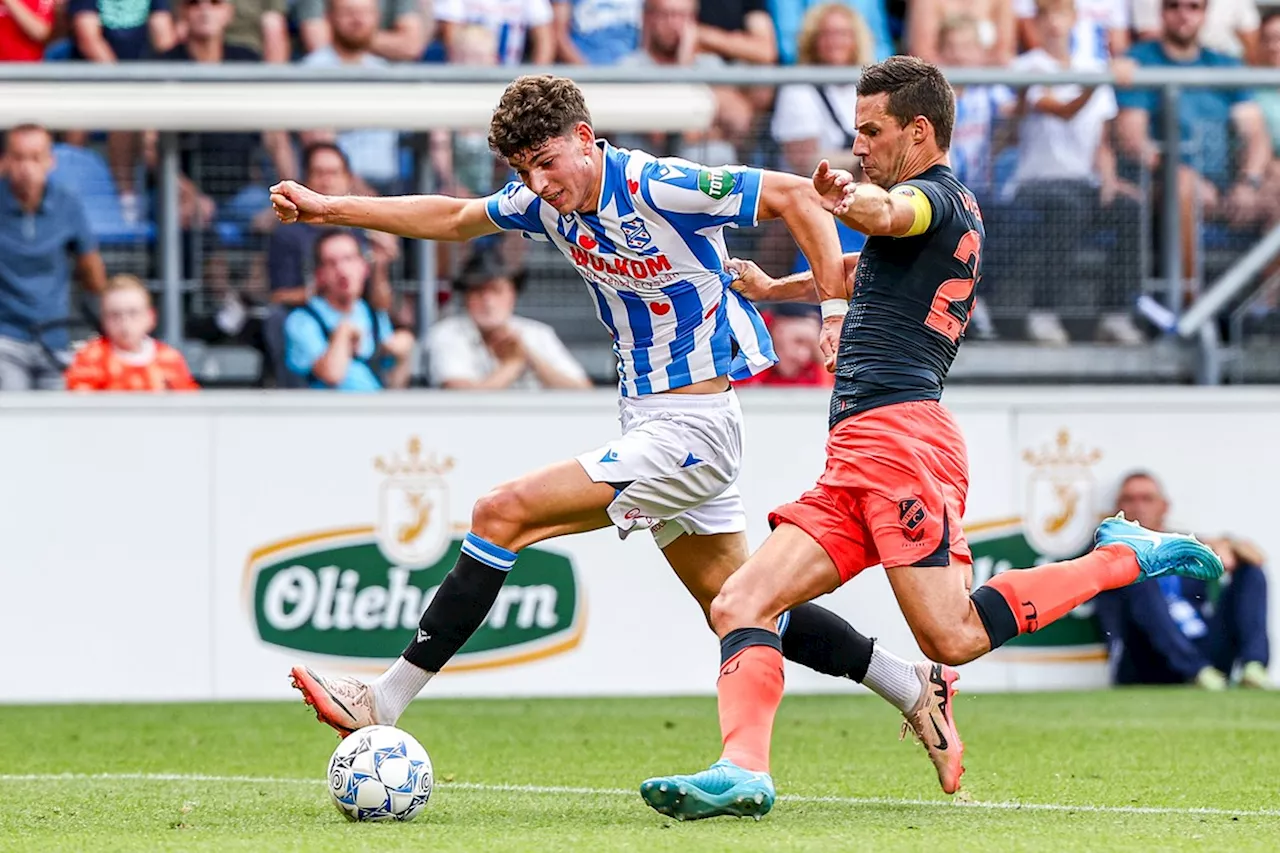 Heerenveen knokt zich bij thuisdebuut Van Persie terug van pikstart Utrecht