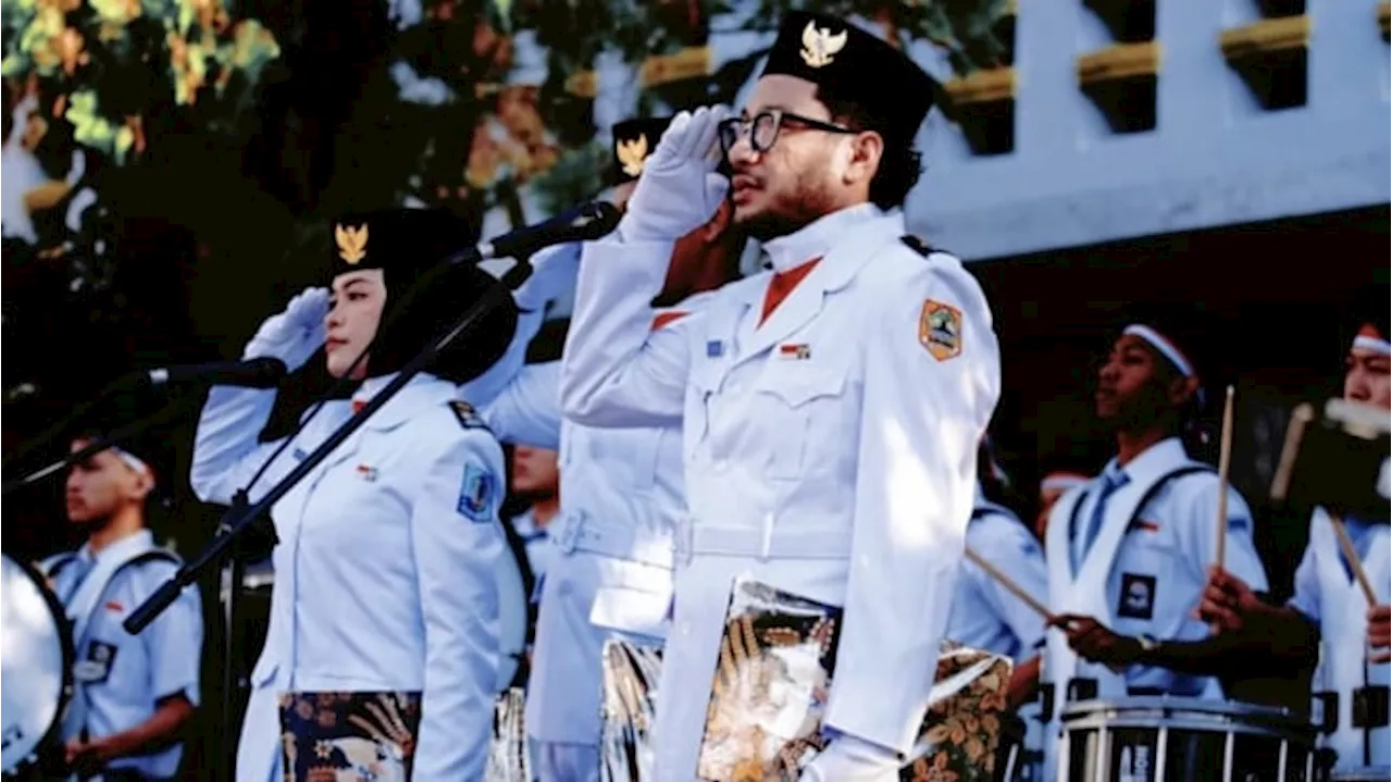 Momen Kunto Aji Jadi Petugas Upacara Bendera: Ternyata Seru!