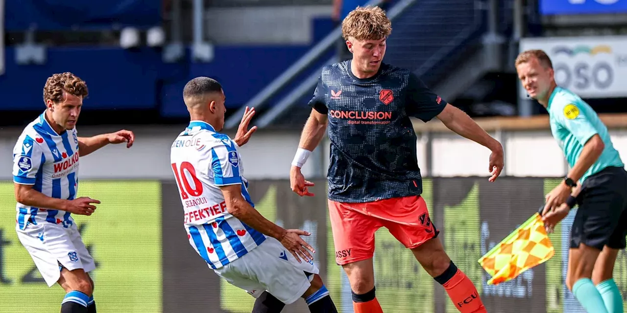 Heerenveen van Van Persie speelt in eigen huis op valreep gelijk tegen FC Utrecht