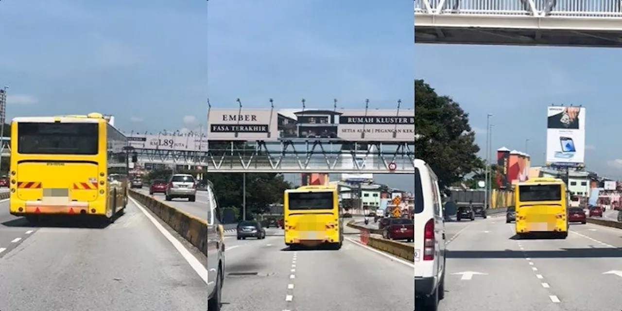 Netizens Express Worry Over Bus With Serious Alignment Issues Spotted Driving on Highway