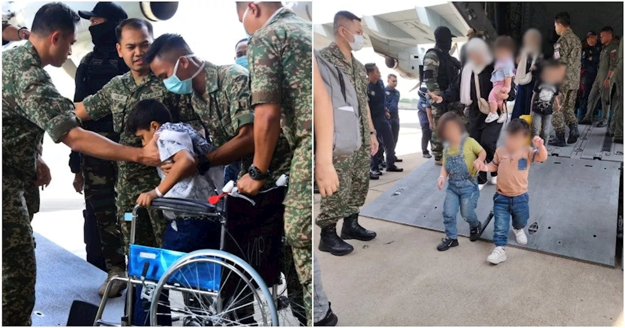 Royal Malaysian Air Force Brings Back 127 Palestinians to Treat in Local Hospitals