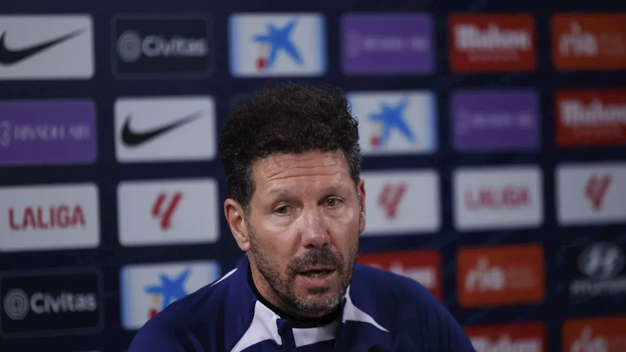 Simeone pide más fichajes para el Atlético de Madrid: 'Seguimos necesitando cerrar la plantilla'