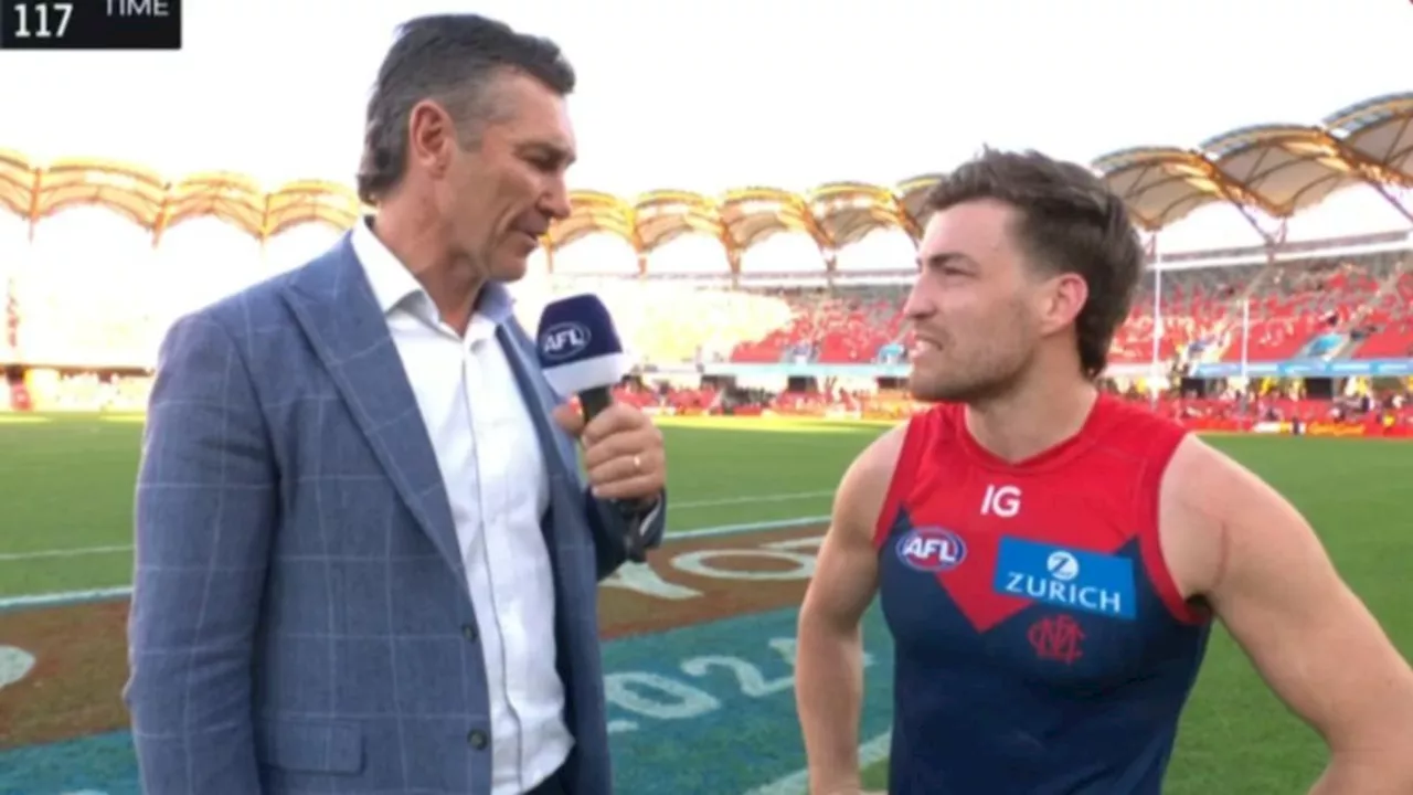 Jack Viney refuses to rule out AFL trade away from Melbourne in post-match interview