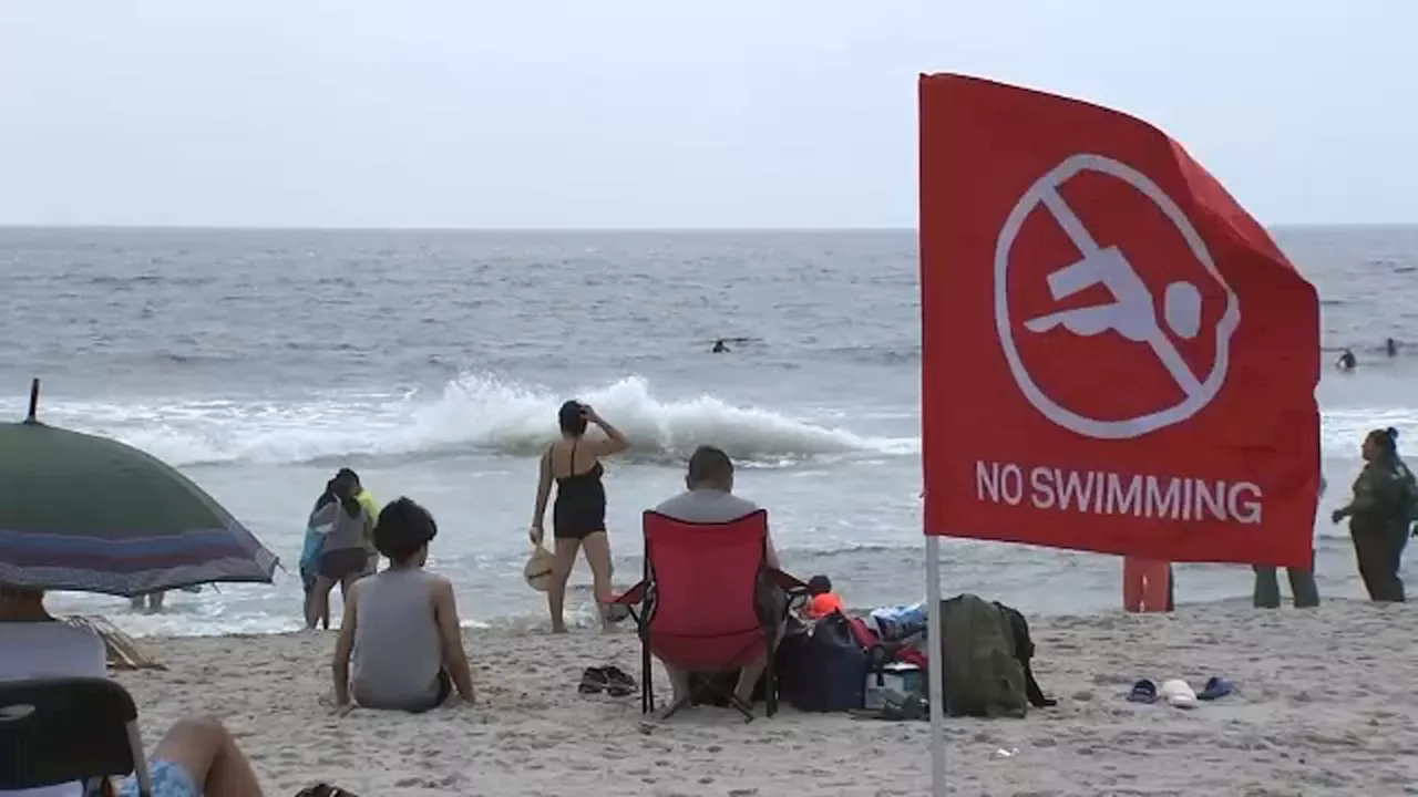 NYC beaches in Queens, Brooklyn remain closed to swimming due to strong rip currents from Ernesto