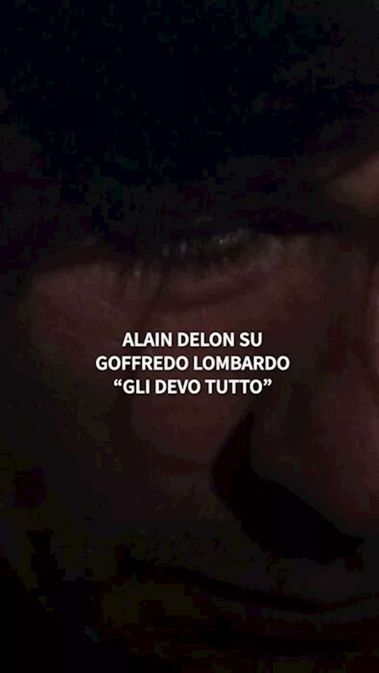 Alain Delon su Goffredo Lombardo: 'Gli devo tutto'