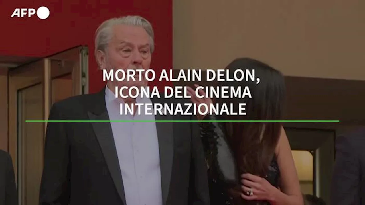 Morto Alain Delon, icona del cinema internazionale