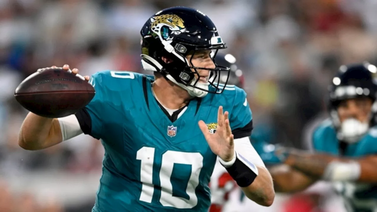 NFL Saturday night: Mac Jones tosses 2 TD passes for Jaguars