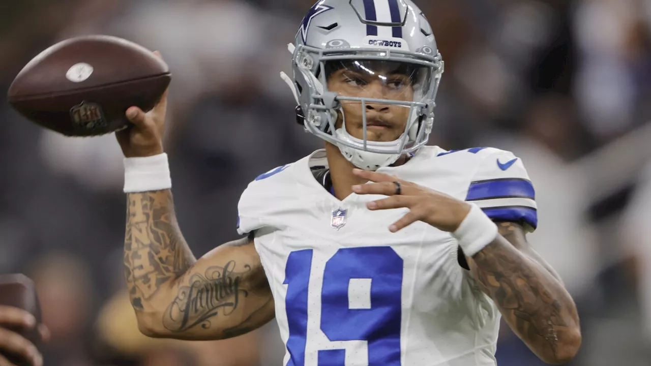 Dallas QB3 Trey Lance finds groove in Cowboys' victory in Las Vegas