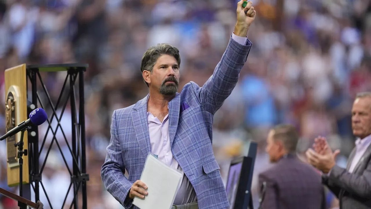 Rockies standout Todd Helton's Hall of Fame induction celebrated in return to Coors Field