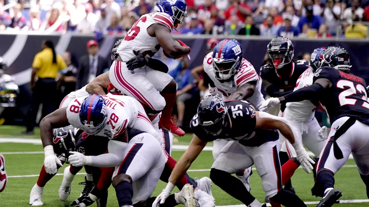 While QB Daniel Jones struggled, Giants O-line and Malik Nabers looked good vs Texans