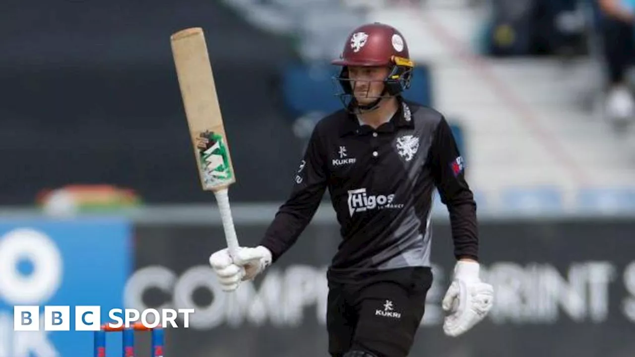 One-Day Cup: Goldsworthy helps Somerset beat Leicestershire to reach final