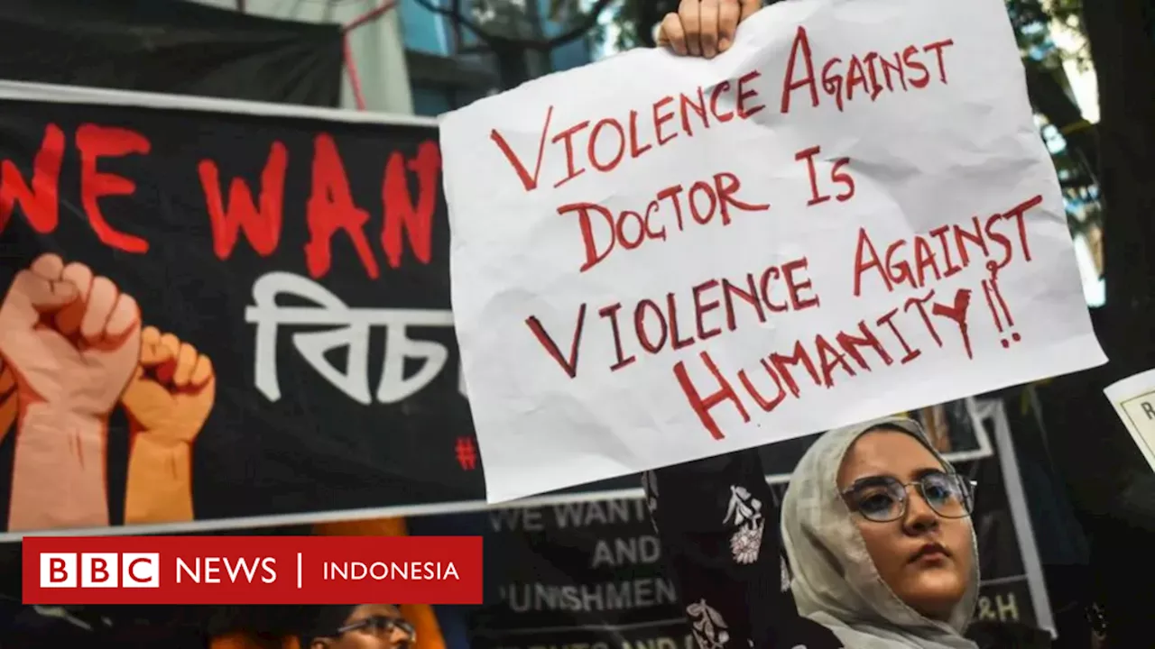 India: Pembunuhan dan pemerkosaan terhadap dokter magang picu belasan ribu perempuan aksi turun ke jalan