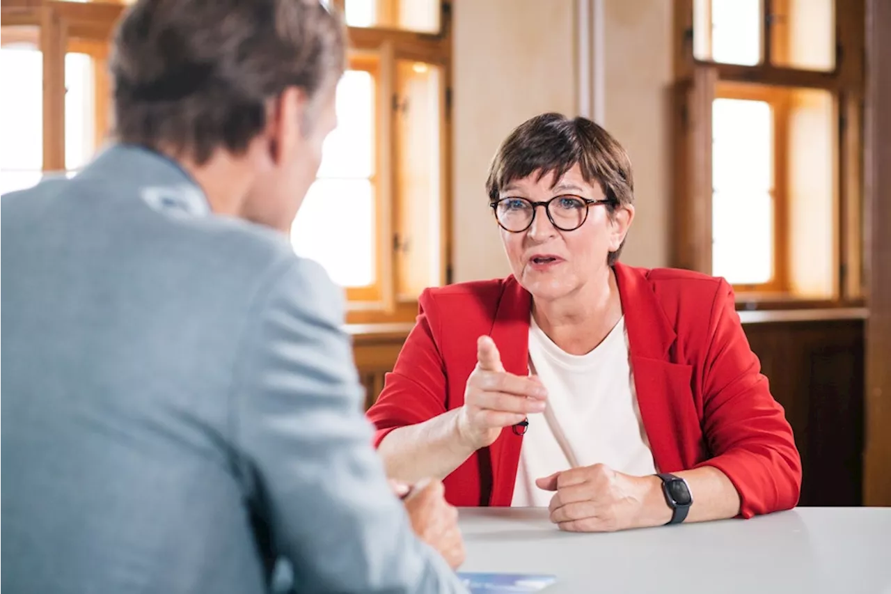 SPD-Chefin Saskia Esken: Koalitionen mit Bündnis Sahra Wagenknecht auf Länderebene möglich