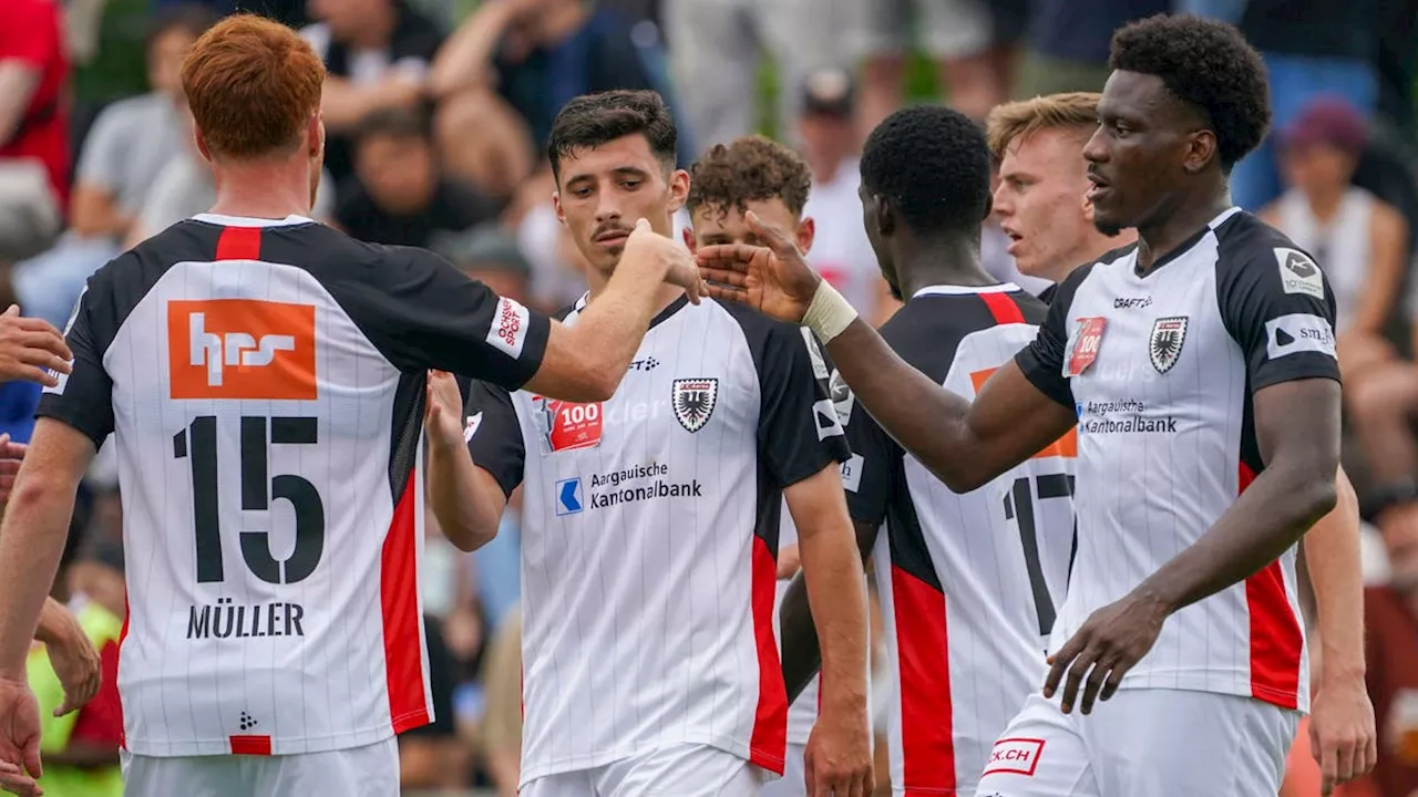 Die Super League kommt zu Besuch: Der FC Aarau trifft im Cup auf den FC Luzern