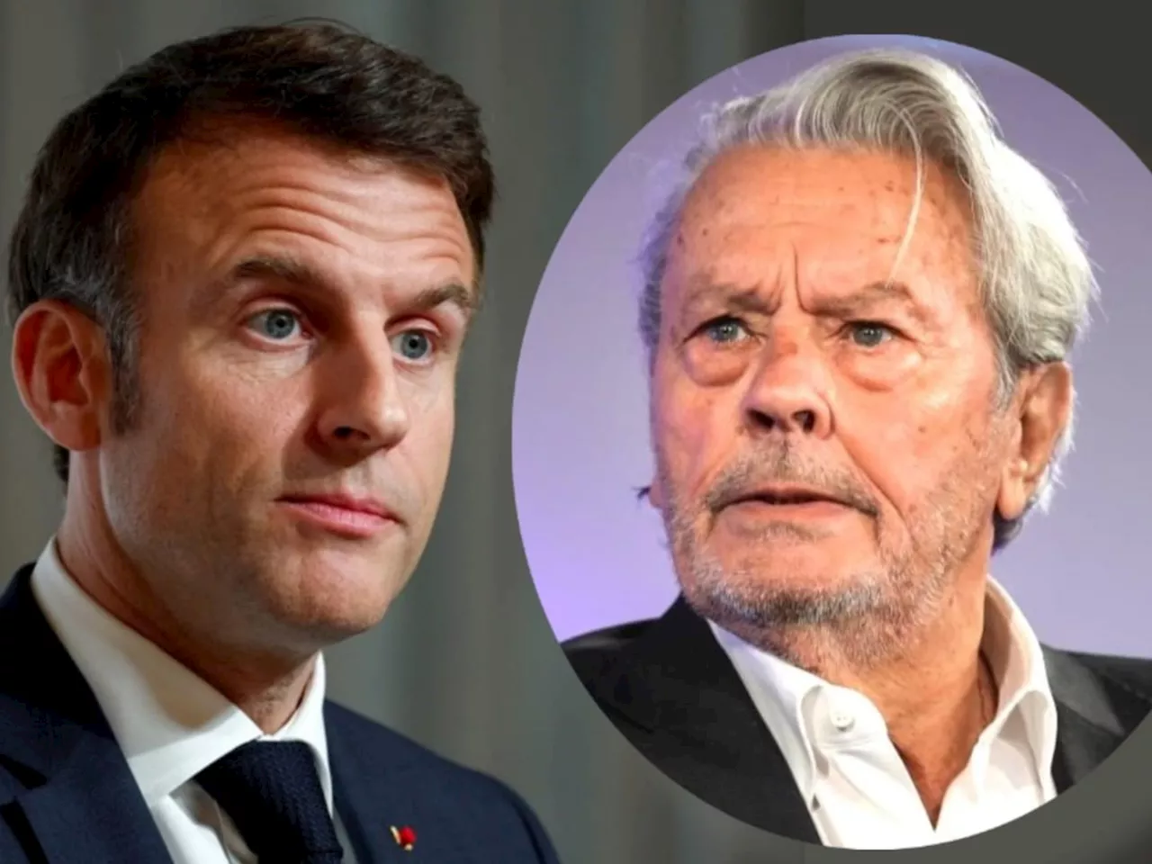 Murió Alain Delon: la conmovedora despedida de Emmanuel Macron al actor francés