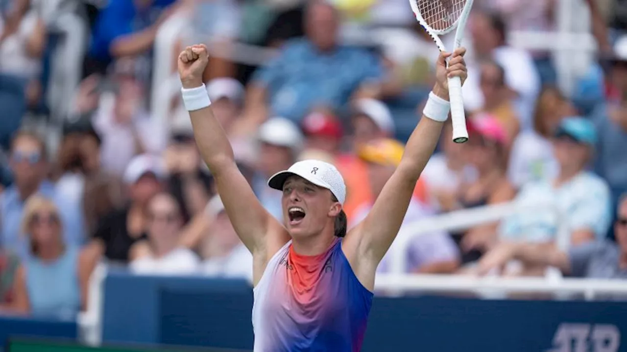 Iga Świątek and Jessica Pegula battle to Cincinnati Open semifinals