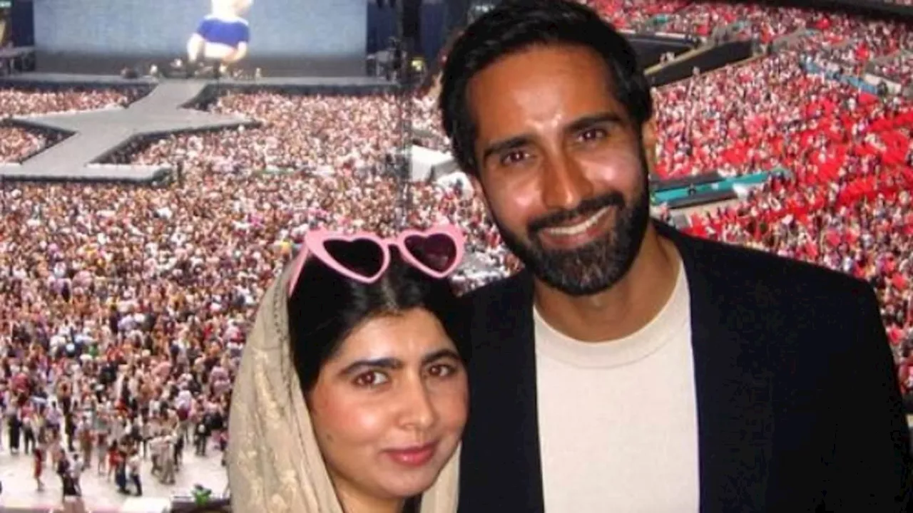 Malala Yousafzai watched Taylor Swift perform last night at Wembley - as Nobel peace prize winning...