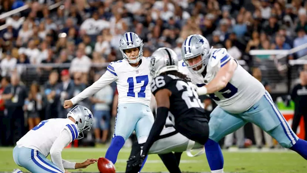 Cowboys' Brandon Aubrey talks his 66-yard field goal vs. Raiders