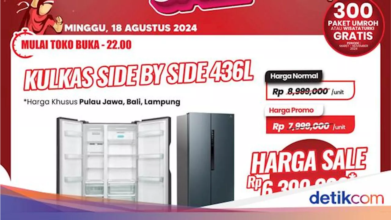 Transmart Full Day Sale Banjir Diskon, Harga Kulkas Jadi Murah Banget