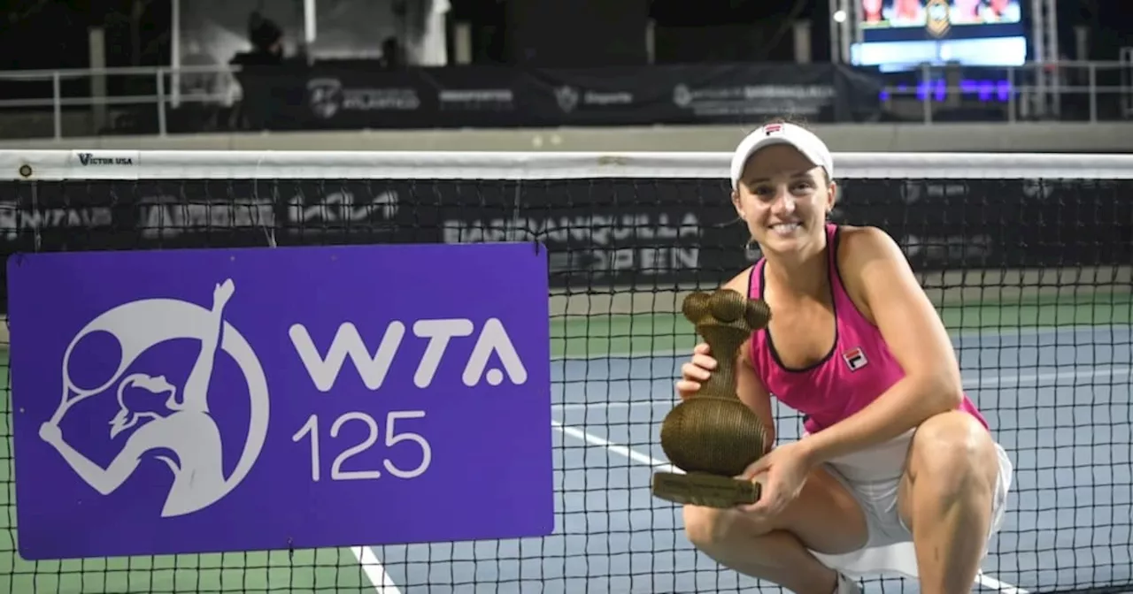 El título del W125 Barranquilla Open de Tenis 2024 fue para Podoroska