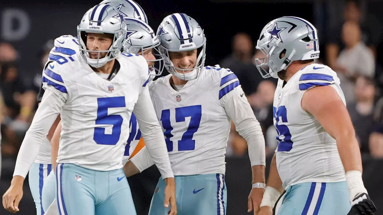 Brandon Aubrey fires up Cowboys with 66-yard FG in preseason win