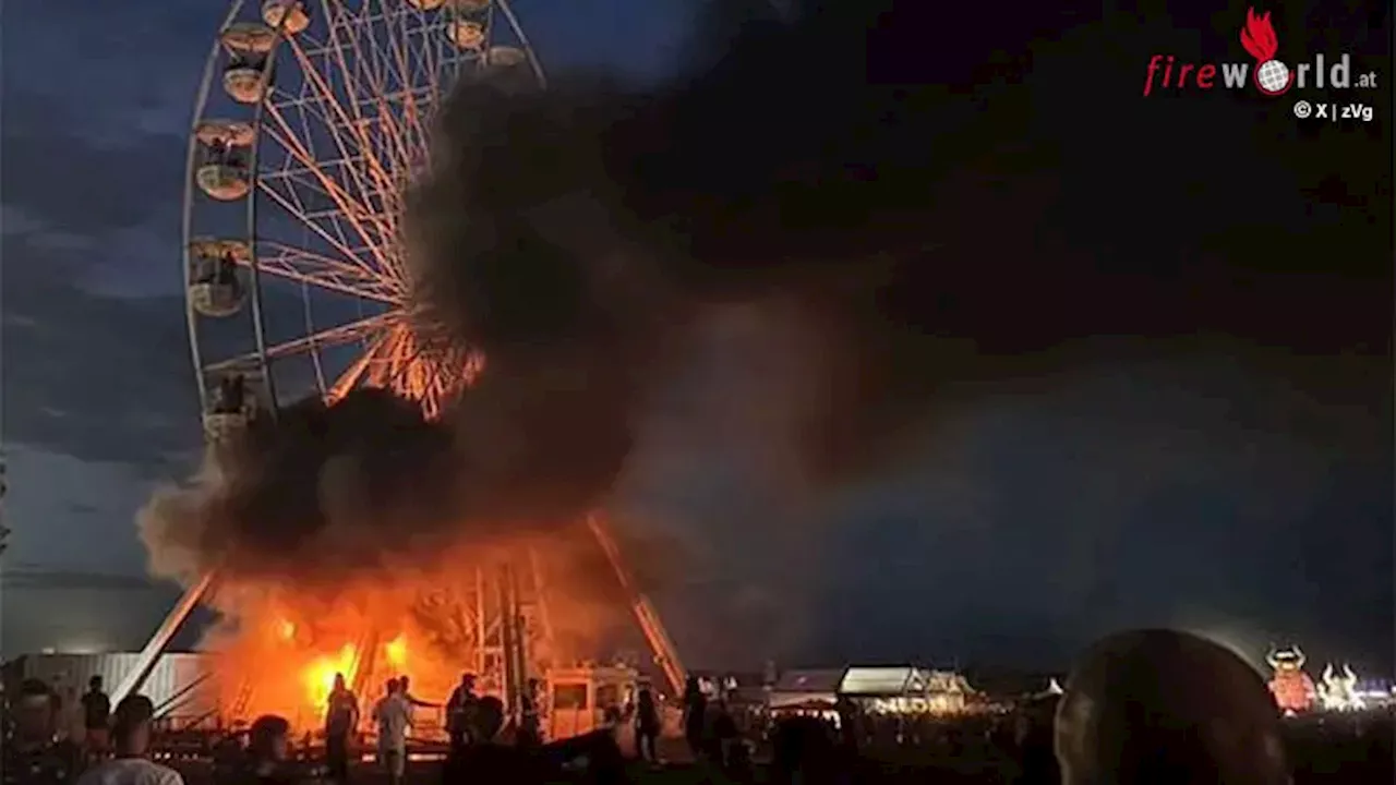 D: Brennende Riesenrad-Gondeln bei Highfield-Festival nahe Leipzig → zahlreiche Verletzte