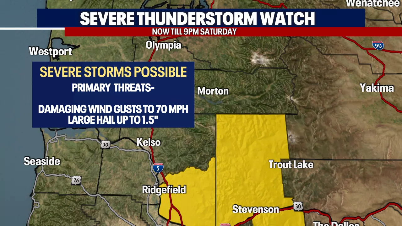 Tracking strong, severe thunderstorms in western Washington