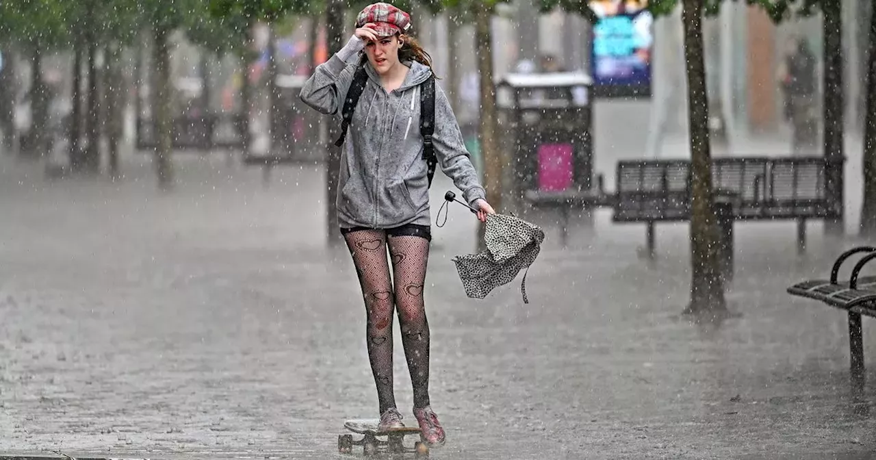 Greater Glasgow weather warning for rain as 'remnants' of Hurricane Ernesto hit UK