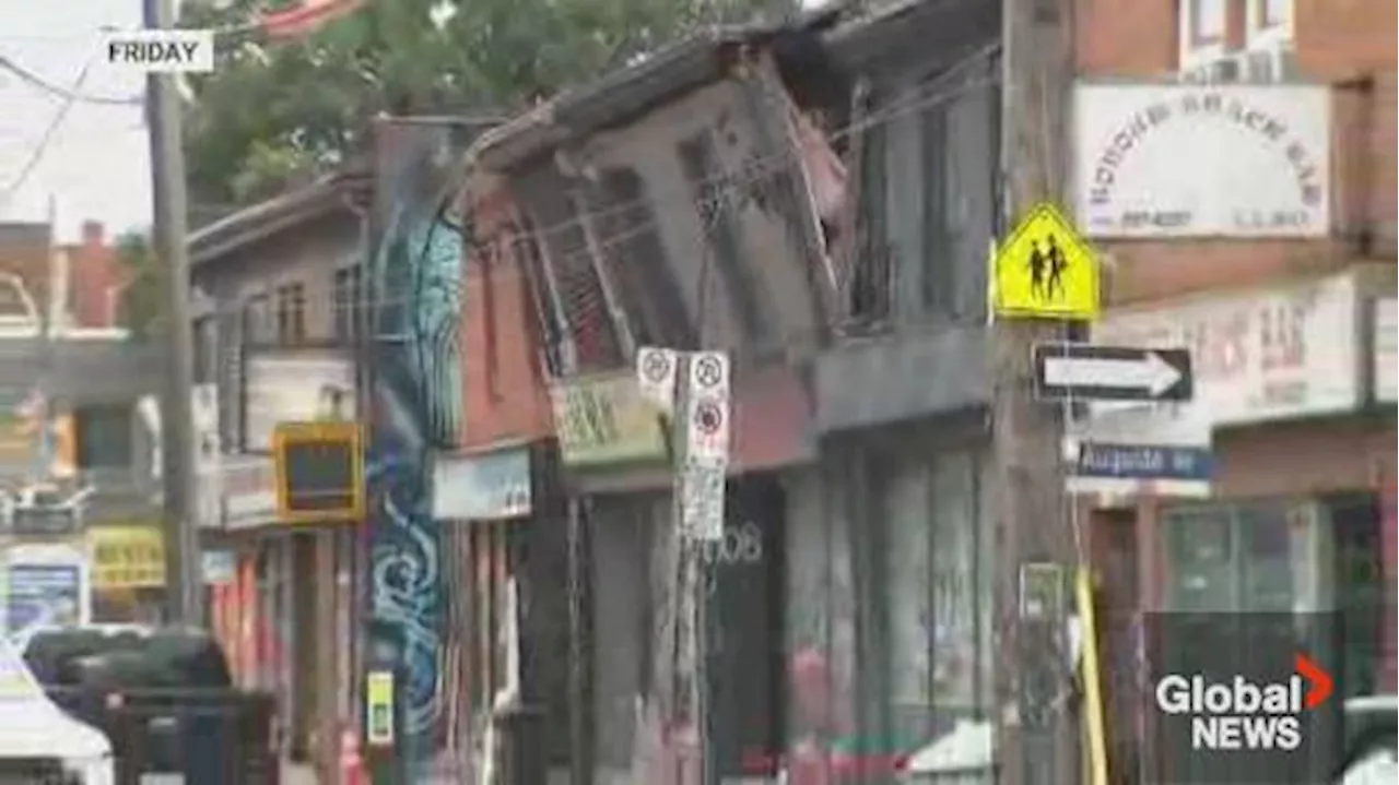 Residents still out of homes after Toronto roof collapse | Watch News Videos Online