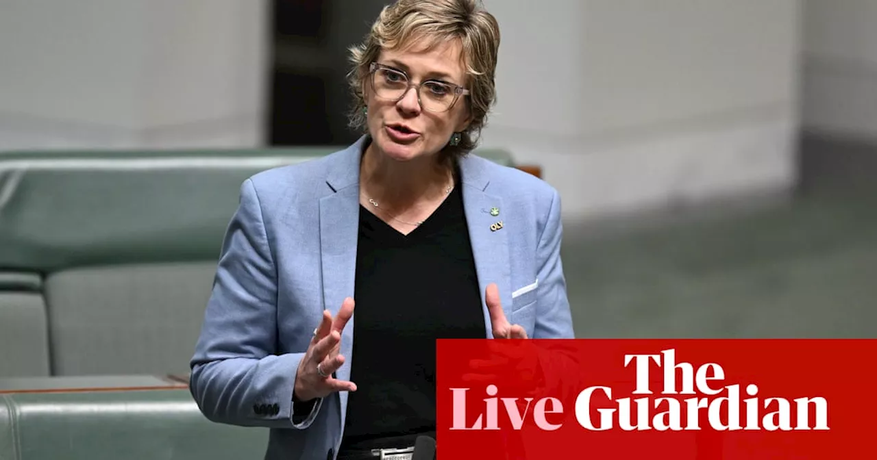 Australia politics live: Steggall reaffirms stand against ‘demonising of refugees’ in row over Palestine visas