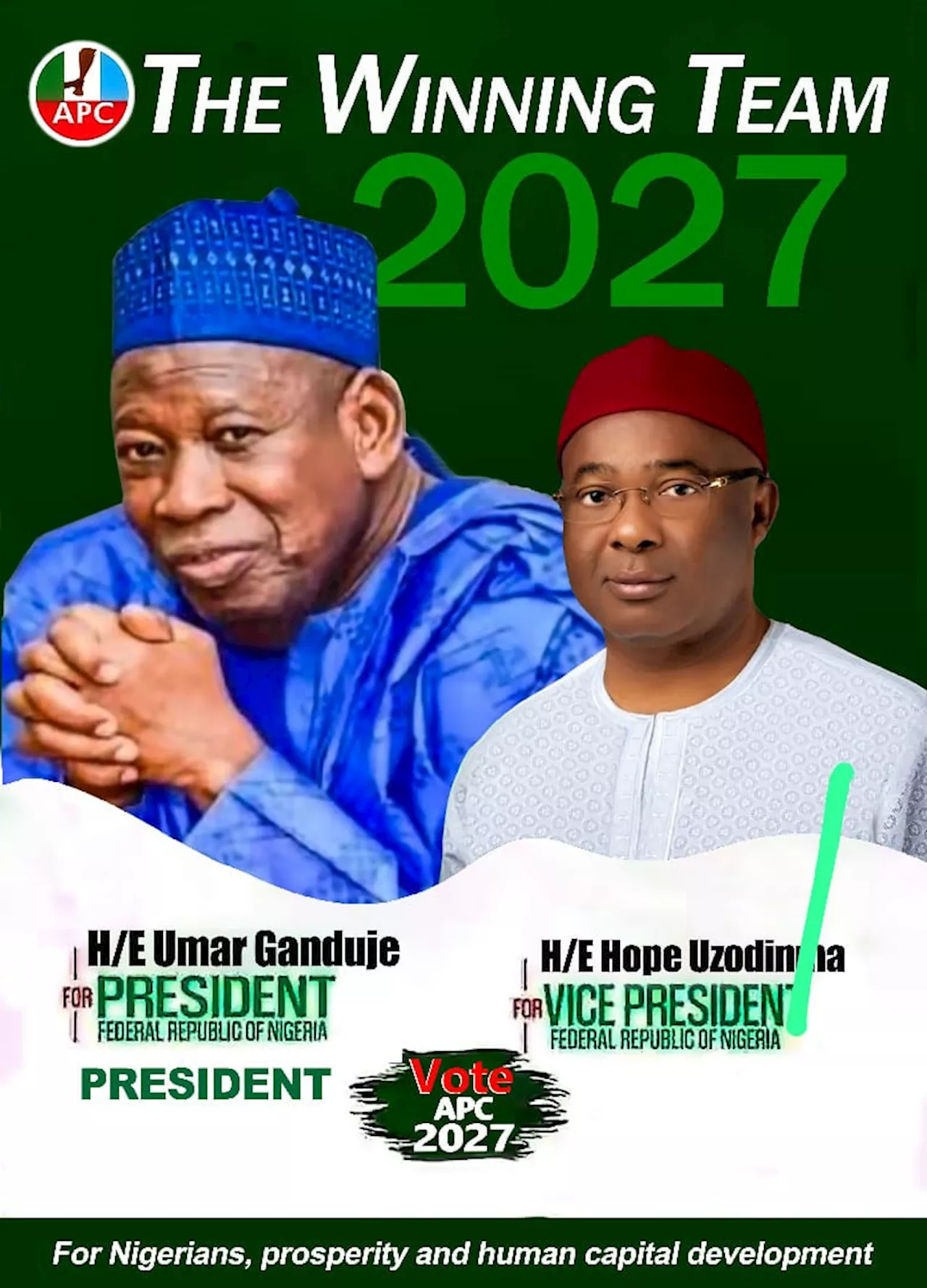 2027: Ganduje distances self from presidential aspiration poster