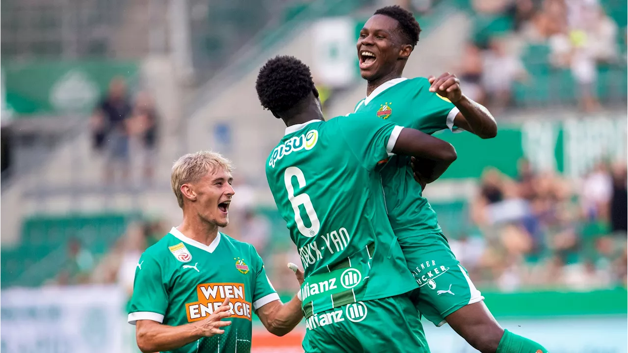  2:0! Rapid setzt Erfolgslauf gegen WSG Tirol fort