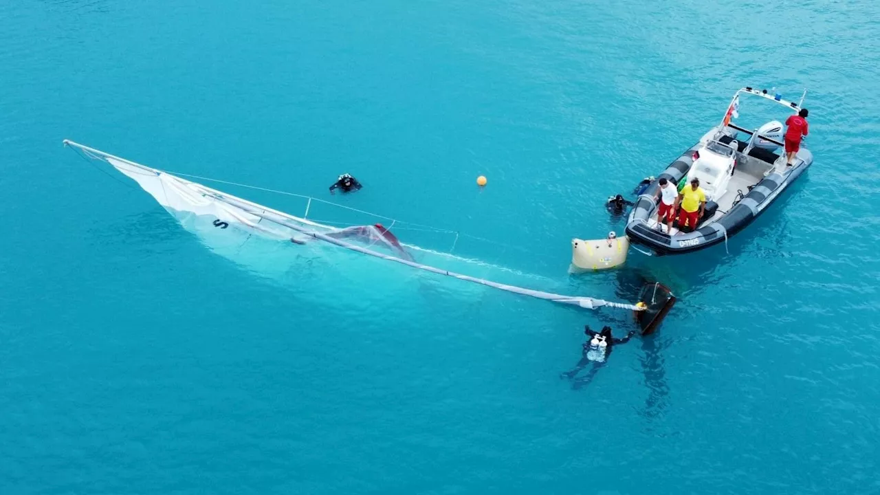 'Bibelot II' im Attersee - Historisches Segelboot aus 130 Meter Tiefe geborgen