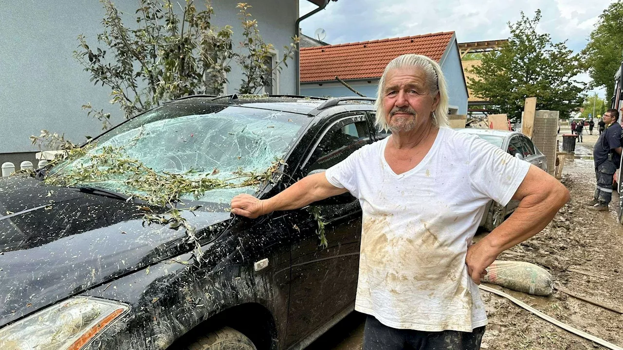 Unwetter-Opfer geschockt: 'Baum stürzte auf mein Auto'