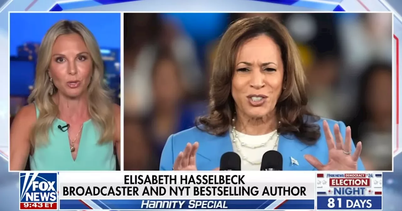 Elisabeth Hasselbeck Critiques Kamala Harris For Eating Doritos