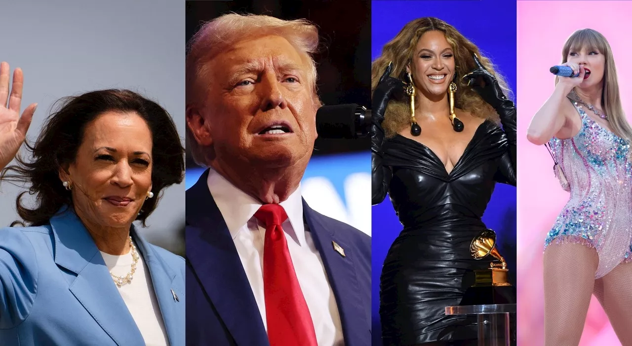 Kamala Harris in testa su Trump nei sondaggi: domani al via la convention dem. Ipotesi Beyoncé o Taylor Swift