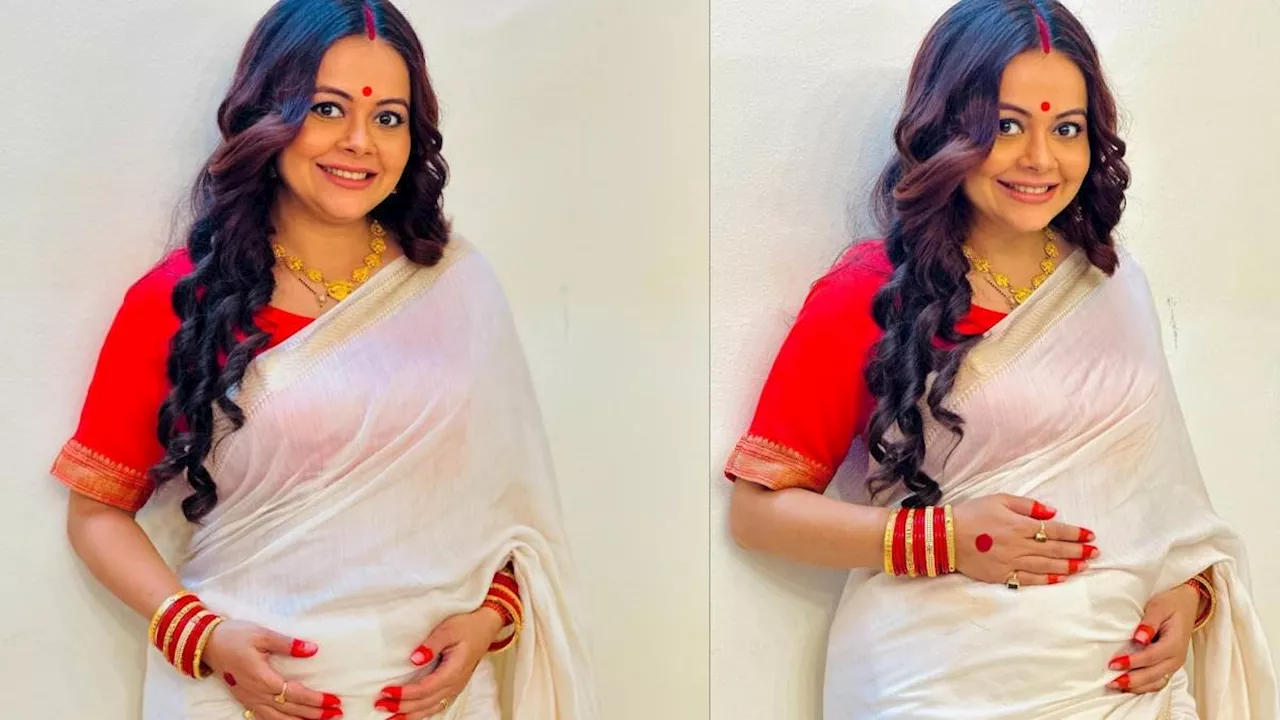 Devoleena Bhattacharjee ने व्हाइट साड़ी में फ्लॉन्ट किया बेबी बंप, फैंस बोले- 'हमारी गोपी बहू को नजर न लगे'