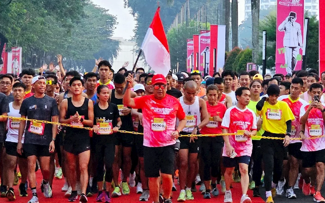 Hasto Sebut Soekarno Run Ajang Menggelorakan Spirit Kemandirian