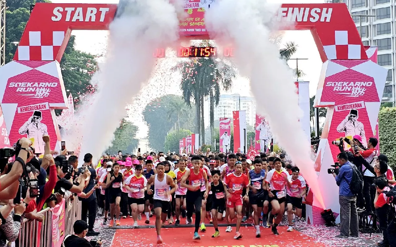 PDIP Gelar Soekarno Run, Usung Tema Berlari di Atas Kaki Sendiri