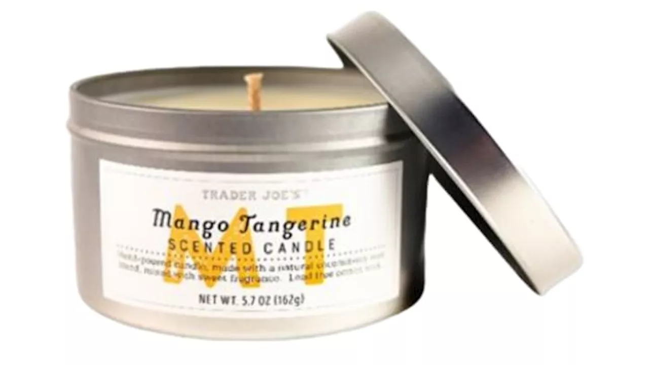Trader Joe’s Mango Tangerine Scented Candles recalled due to high flames hazard