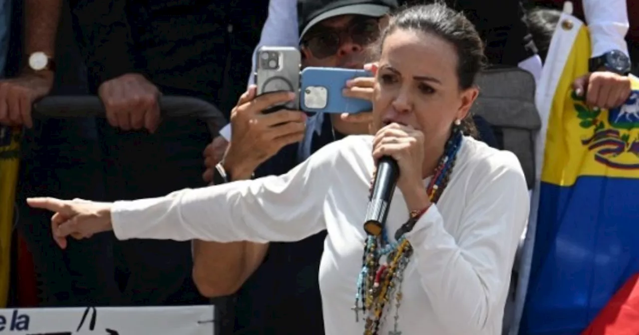 Camión de María Corina Machado fue inmovilizado en Caracas