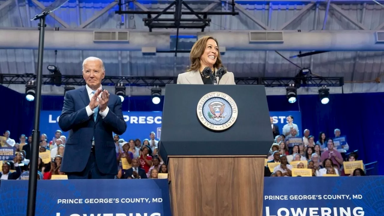 Kamala Harris llega a Convención Demócrata con ligera ventaja sobre Trump