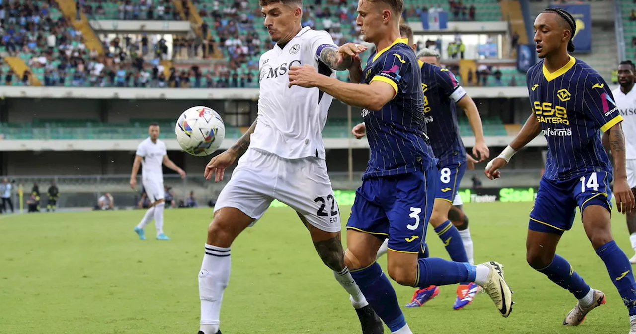 Serie A, esordio di Conte da incubo, il Verona vince 3-0 contro il Napoli