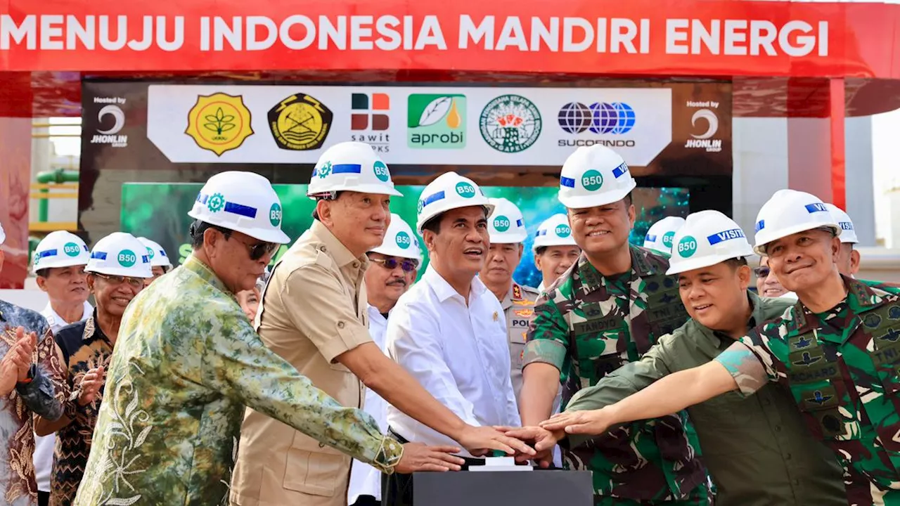 Mentan Amran Soft Launching Biodesel B50 di Kalsel, Catatkan Sejarah Kemandirian Energi Nasional