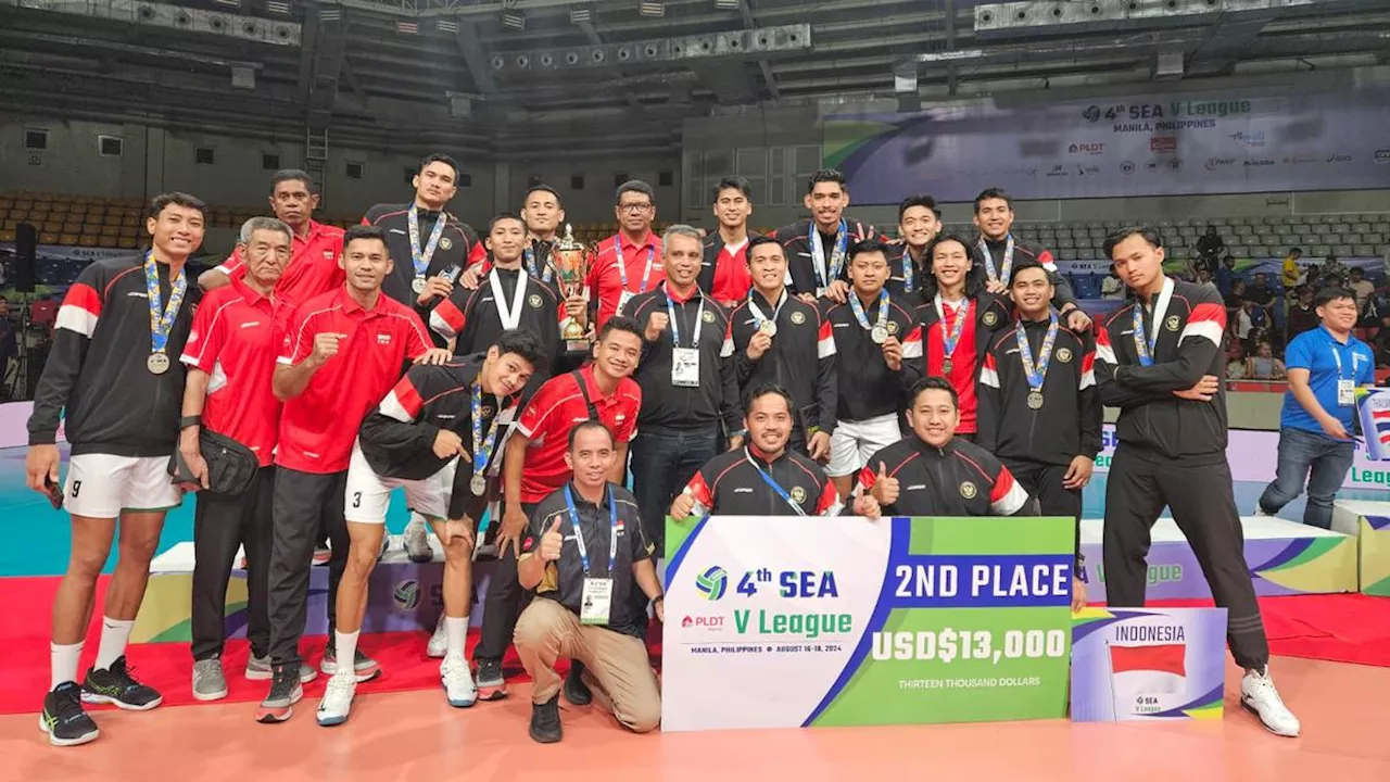 Timnas Voli Indonesia Jadi Runner-up 4th SEA V League 2024 Putaran Pertama