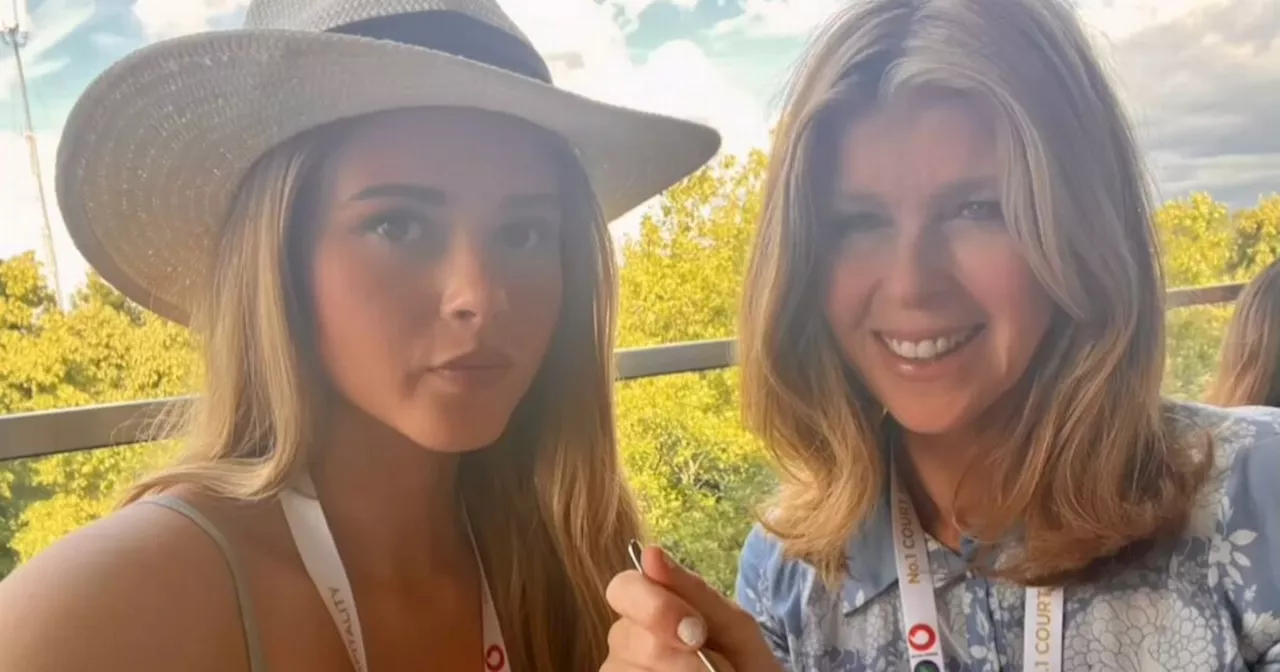 Kate Garraway's daughter opens A Level results at dad's grave on his birthday