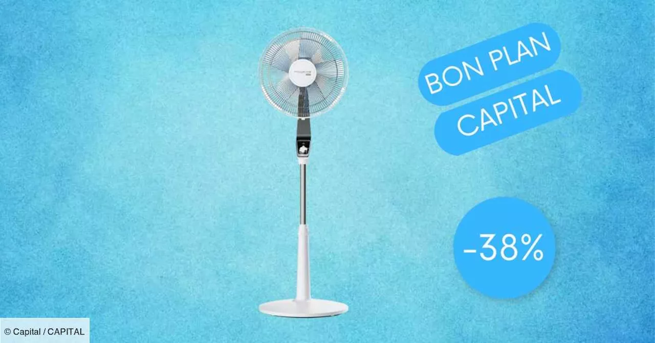 Ce ventilateur en promo à -38% sur Amazon vous gardera au frais tout l'été