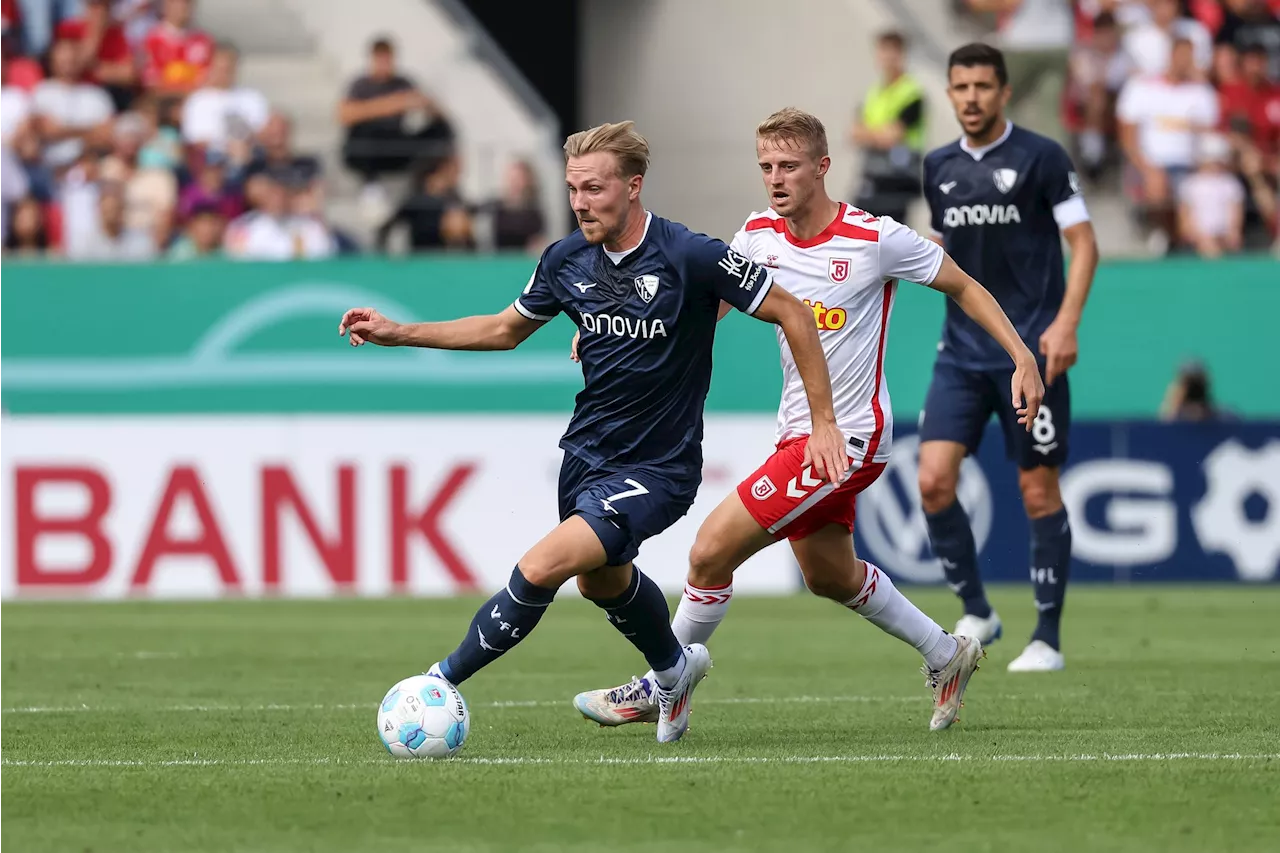 Erster Bundesligist patzt: Bochum verliert in Regensburg