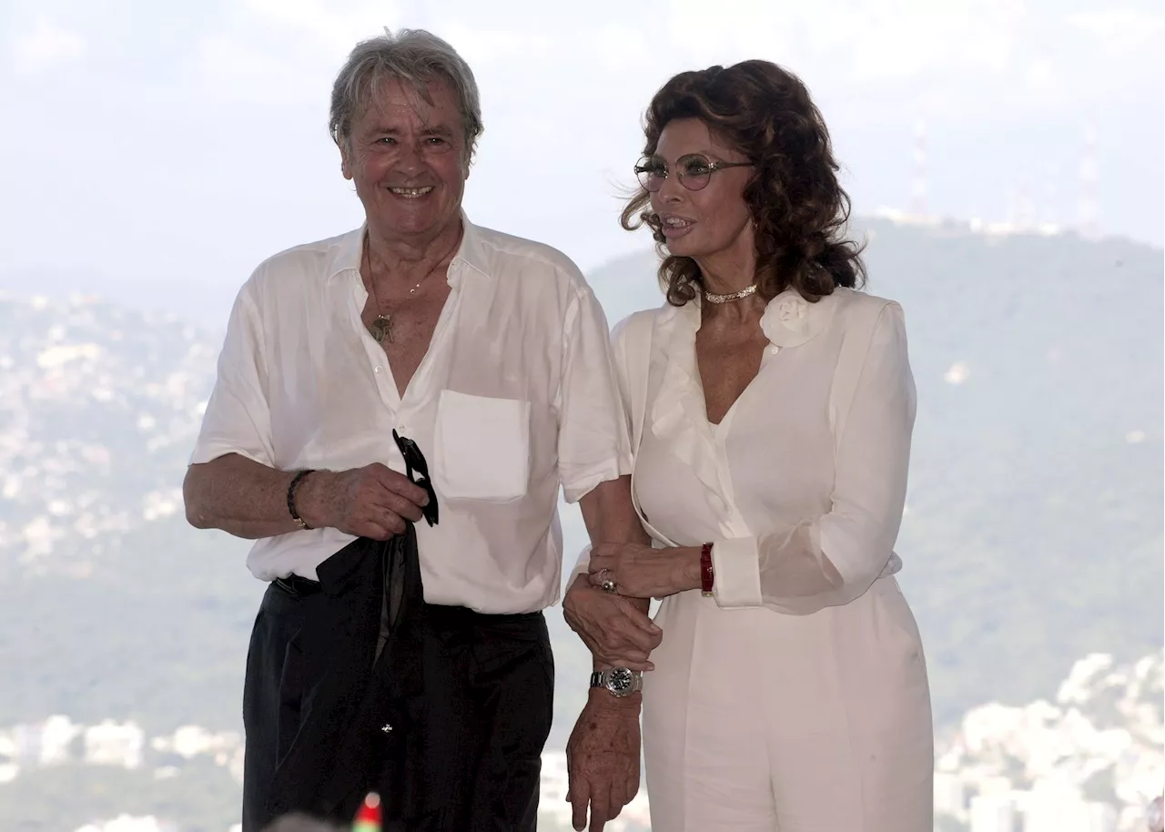 Filmdiva Sophia Loren trauert um Alain Delon