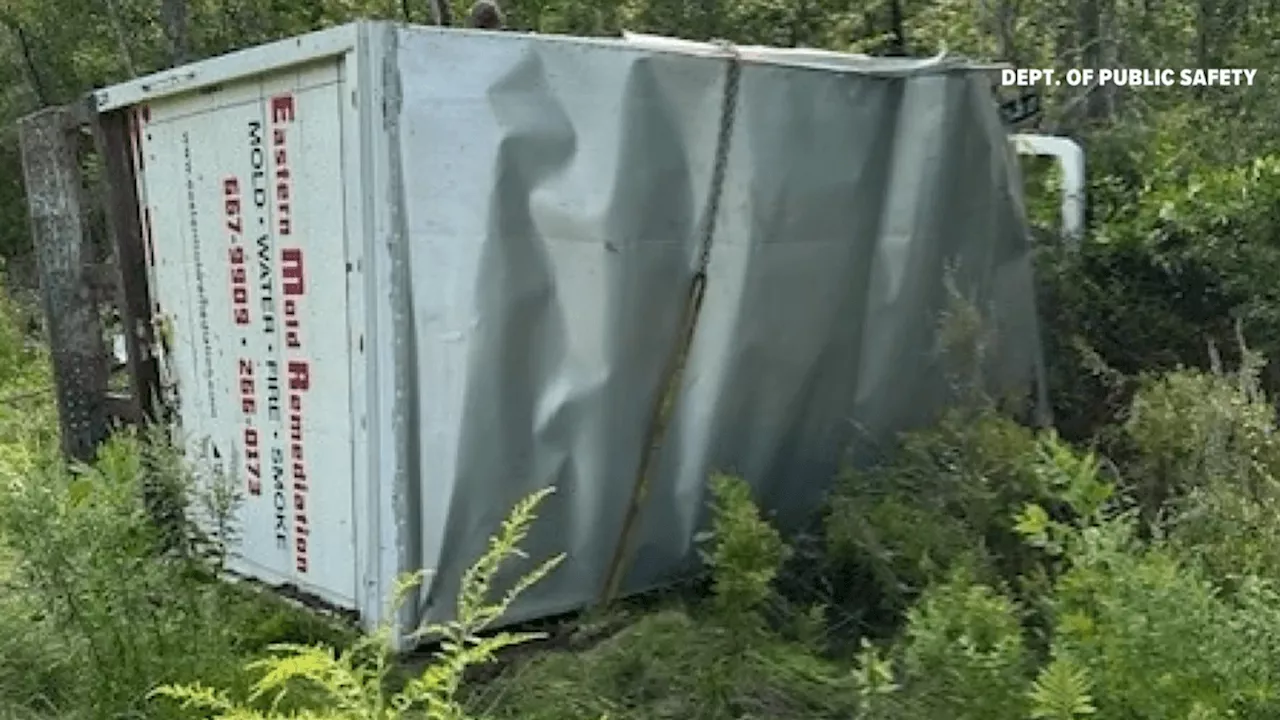 Woman seriously injured in box truck crash on I-95 in Maine